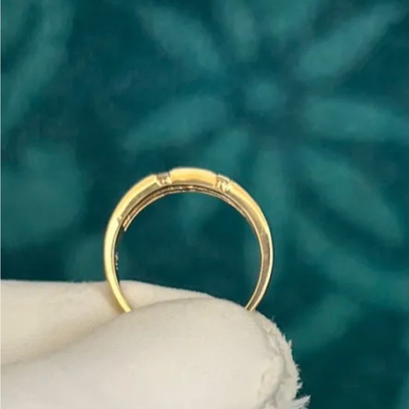 10K Gold Diamond Satellite Ring 💫 Multi Band Celestial Orbit 💫 - Picture 5 of 9
